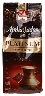 Кофе Ambassador Platinum молотый, 250г Ambassador