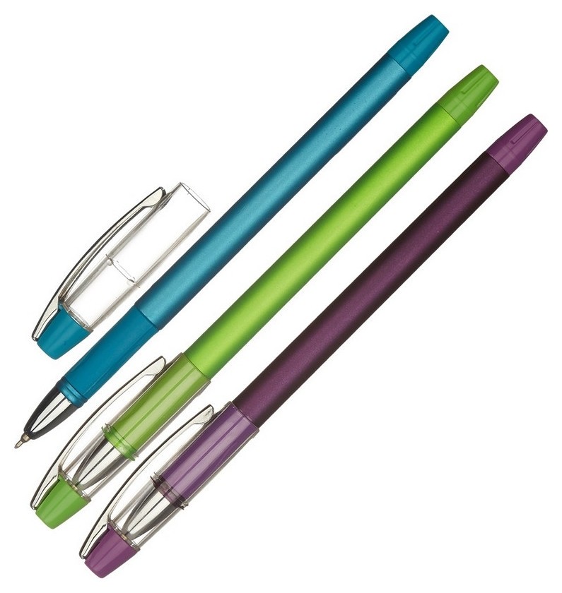 

Ручка шариковая Attache Sellection Pearl Touch Glide 0,3мм,син,корп.васс.