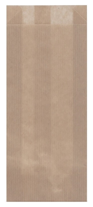 Пакет бумажный 80x220, крафт, коричнеый, 500 шт/уп