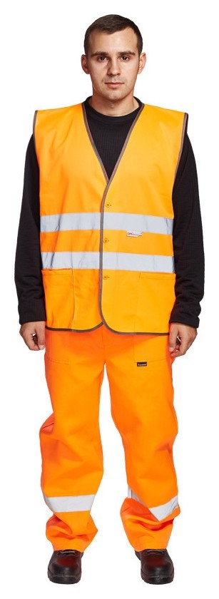 

Спец.костюм жилет сигнальный тип2т, цв.оранж.(Р.хl, Оранжевый