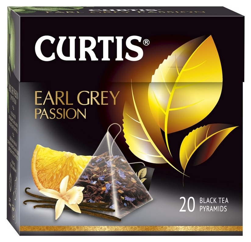 

Чай Curtis Earl Grey Passion (Эрл грей пэшн) черный, 20 пак