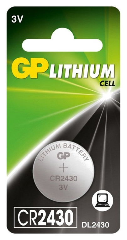 Батарейки GP Lithium Cr2430 бл/1шт