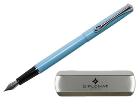 Ручка перьевая Diplomat Traveller Lumi Blue M синий D20001070 Diplomat