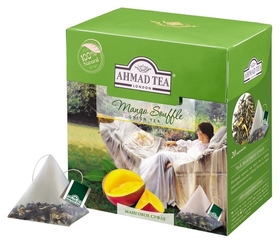 Чай Ahmad Tea манговое суфле зеленый пирамидки 20штx1,8г 1400 Ahmad Tea