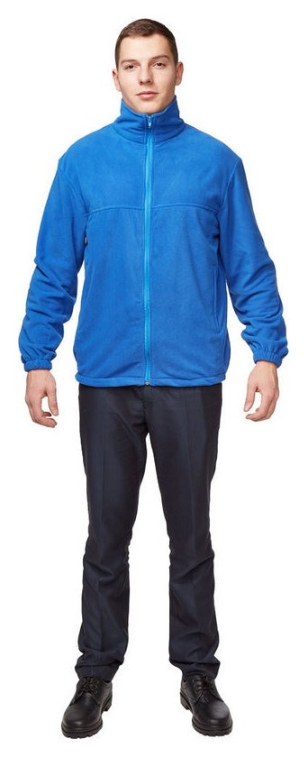 

Спец.одежда летняя толстовка флис (190 гр.) син.(xxl), Синий