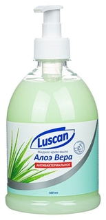 Крем-мыло жидкое Luscan алоэ вера антибактериальное Luscan