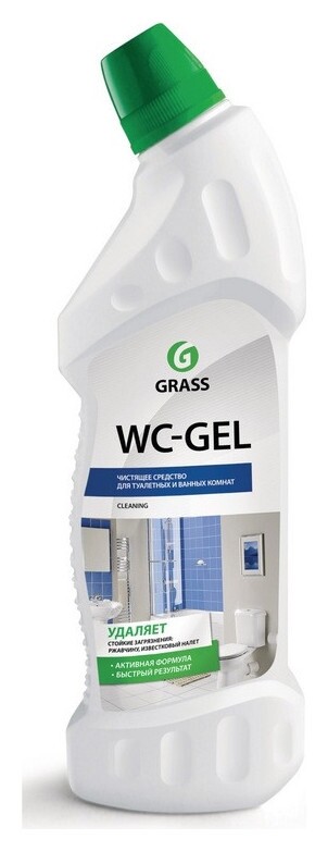 Средство для сантехники WC- GEL 750мл утенок кислотное  Grass