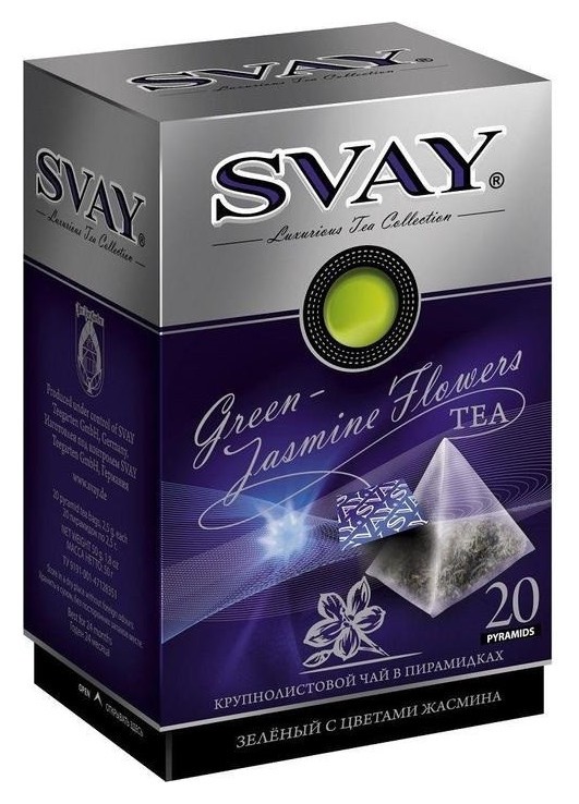 

Чай Svay Jasmin Flowers зелен., 20пак.