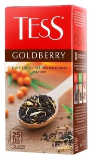 Чай Tess голдберри черный, 25пак 1133-10 Tess