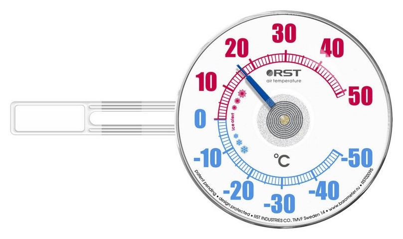 Термометр биметаллический на липучке Rst02095 934₽