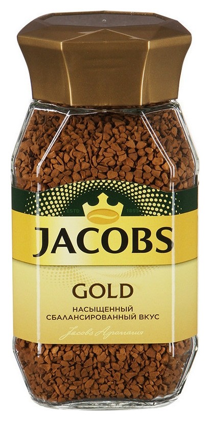 

Кофе Jacobs Gold натур.раств.сублим. 95г стекло