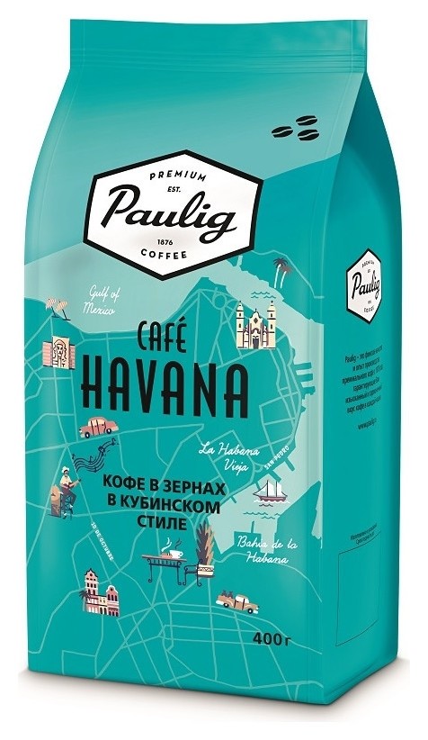 Кофе Paulig Havana в зернах, 400г Paulig