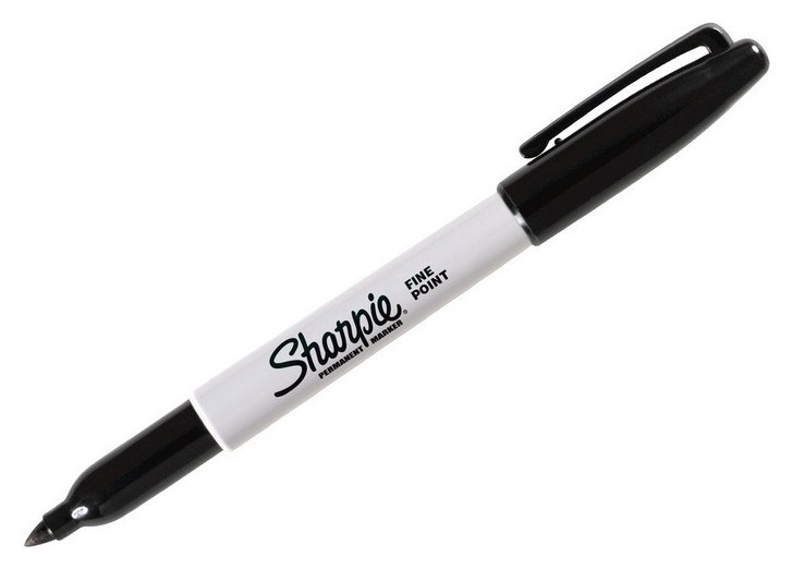 

Маркер перманентный Sharpie Fine черный 0,9 мм