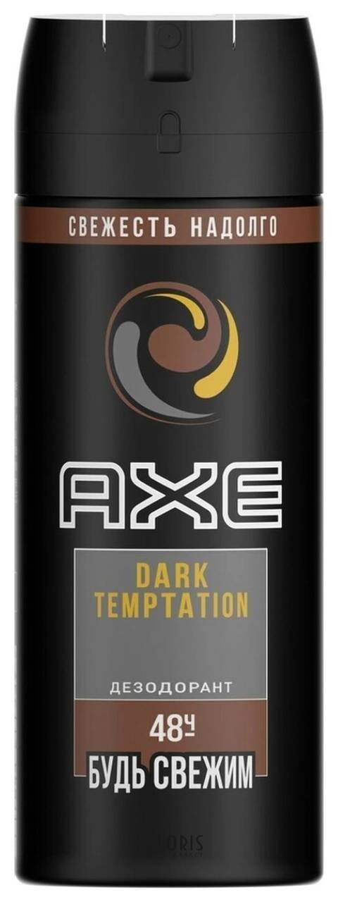 Дезодорант спрей для мужчин с ароматом шоколада AXE Dark Temptation
