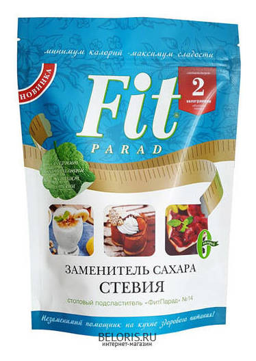 Смесь подсластителей "ФитПарад №14" (Заменитель сахара на основе эритрита)  Питэко (Fit Parad)