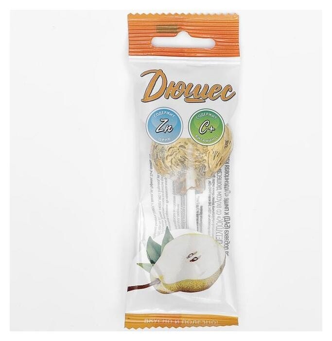 Леденец «Петушок» с цинком и витамином С, со вкусом дюшес,17 г  Гуслица