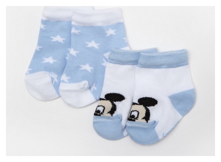 

Набор носков "Mickey Mouse", белый/голубой