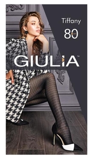 Колготки женские Giulia Tiffany 80 ден, цвет чёрный (Nero), размер 2 (S) Giulia