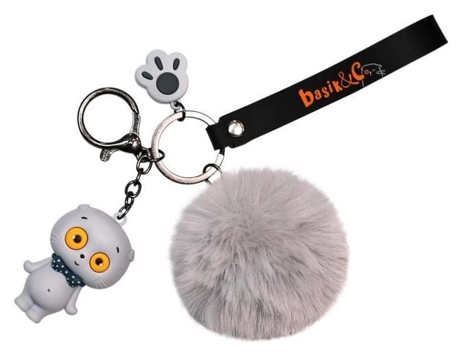 Игрушка-брелок «Басик с подвесом лапка», 5 см  Басик и Ко
