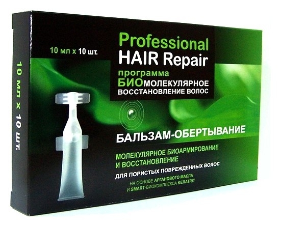 Бальзам-обертывание для волос молекулярное биоармирование и восстановление Белита - Витекс HAIR Repair