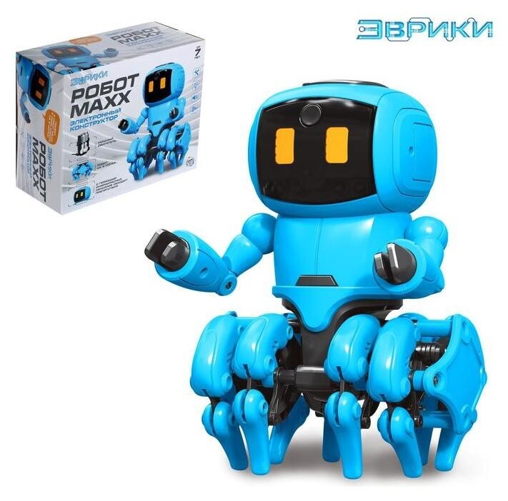 Электронный конструктор «Робот Maxx», работает от батареек  Эврики