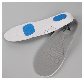 Стельки для обуви, универсальные, амортизирующие, дышащие, 35-40 р-р, пара, цвет серый Onlitop