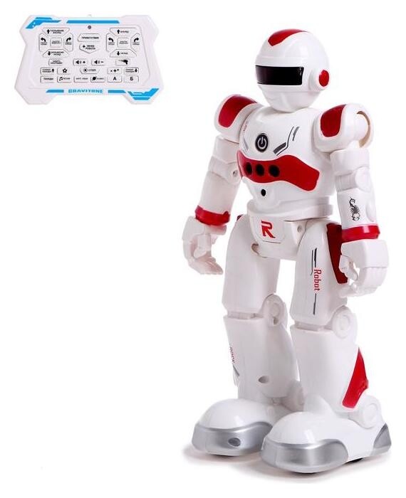 Робот радиоуправляемый IQ BOT Gravitone, цвет красный  Woow toys
