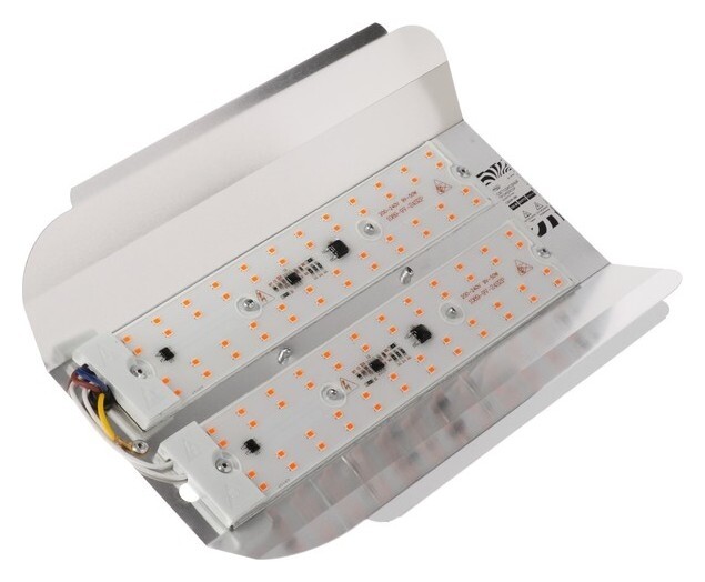 Прожектор светодиодный Luazon сдо09-100 бескорпусный, 100 Вт, фито, 8000 Лм, Ip65, 220 В  LuazON Home