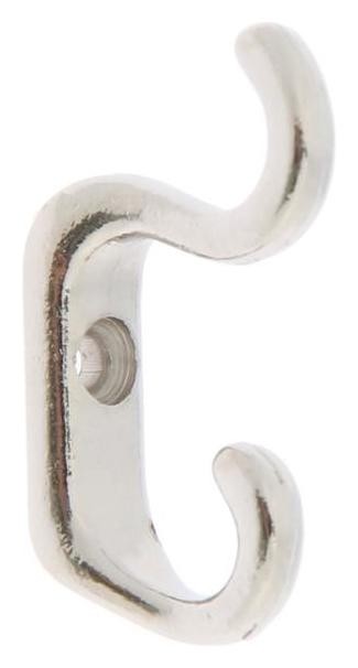 

Крючок мебельный, км220cp/br, двухрожковый, цвет хром 50 шт.
