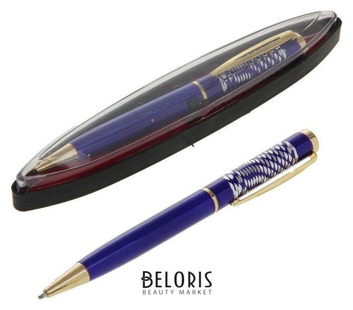 Ручка шариковая, подарочная, поворотная, в пластиковом футляре Фрэнсис Цвет корпуса фиолетовый Calligrata