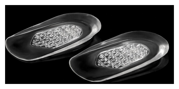 Подпяточники для обуви с протектором, силиконовые, 10 × 6 см, пара, цвет прозрачный  Onlitop