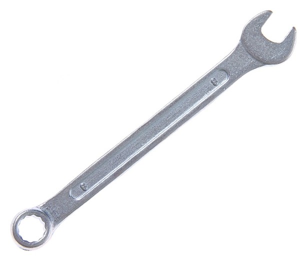 Ключ комбинированный Tundra, хромированный, 8 мм