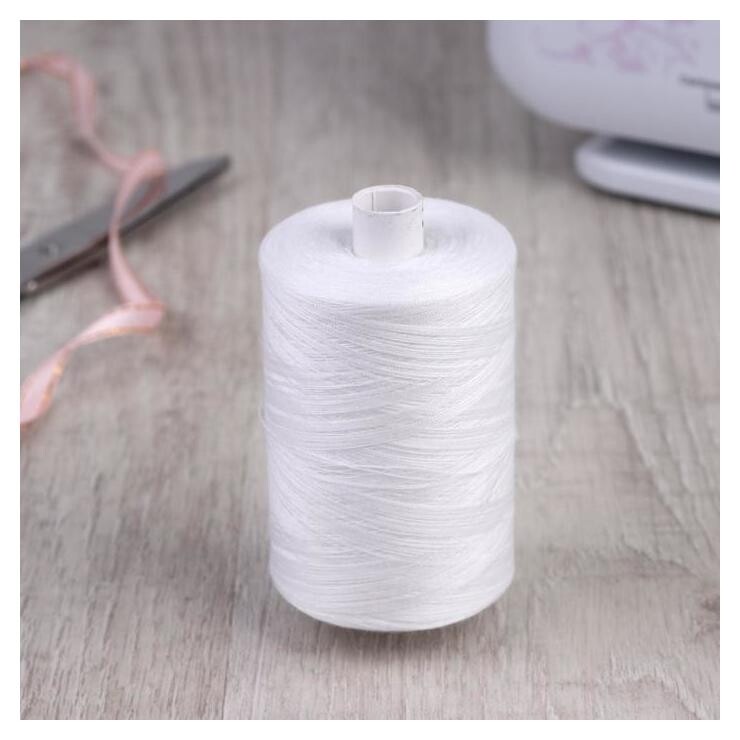 Нитки 35лл, 2500 м, цвет белый №0101  ПНК им. Кирова