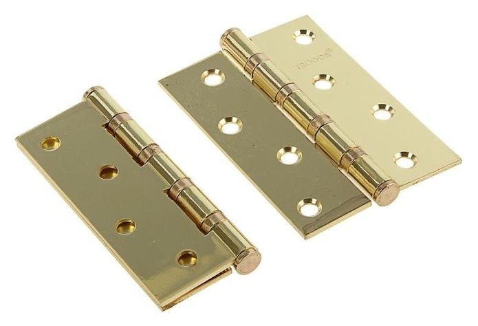 

Петля дверная Trodos, 100х70х2.5 мм, цвет золото