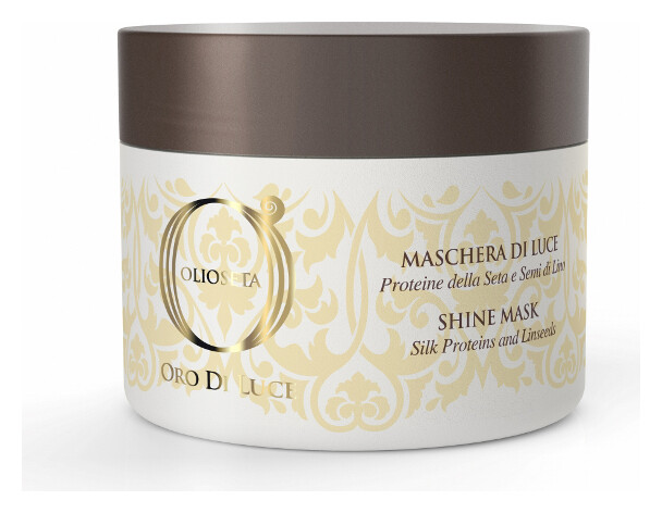 Маска-блеск с протеинами шёлка и семенем льна  Barex Italiana