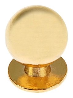 Ручка кнопка рк008, цвет золото 