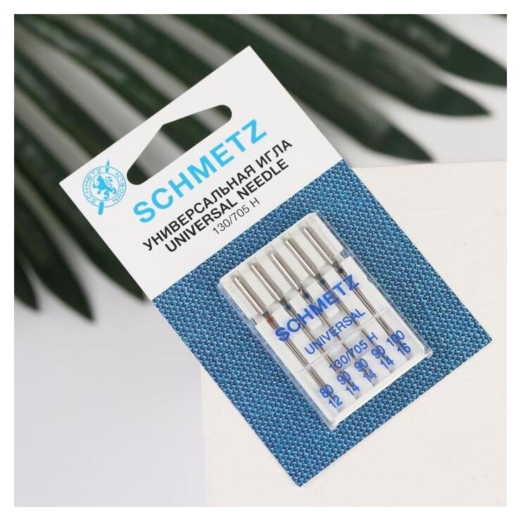 Иглы для бытовых швейных машин, универсальные, №80-100, 5 шт  Schmetz