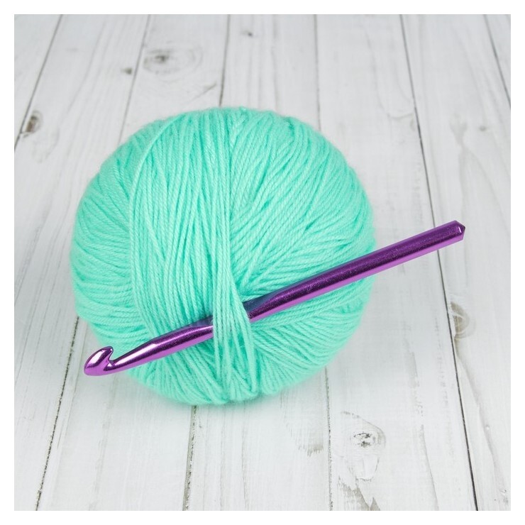 Крючок для вязания, D = 10 мм, 15 см  Арт узор