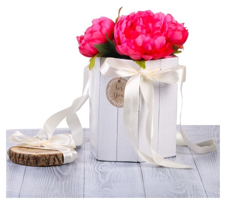 

Коробка складная шестигранник For You, 17 х 14,8 х 19, Белый