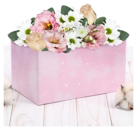 Складная коробка «Нежность», 12 × 17 × 10 см Дарите счастье