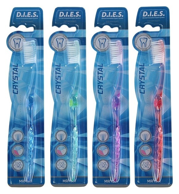 Зубная щётка D.i.e.s кристалл, мягкая, 1 шт.  D.I.E.S.