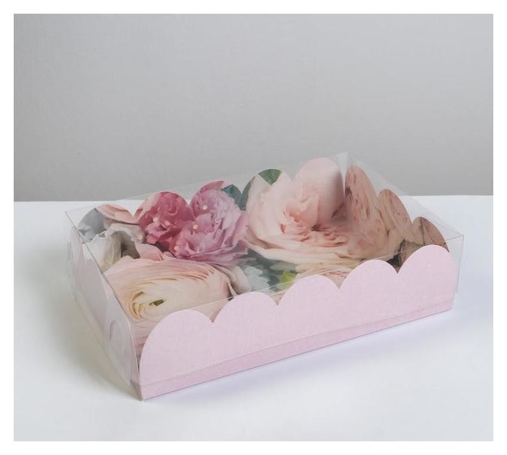 

Коробка подарочная с Pvc-крышкой «Прекрасные грёзы», 20 × 30 × 8 см, Сиреневый