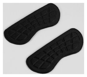 Пяткоудерживатели для обуви, на клеевой основе, 10 × 4 см, пара, цвет чёрный Onlitop