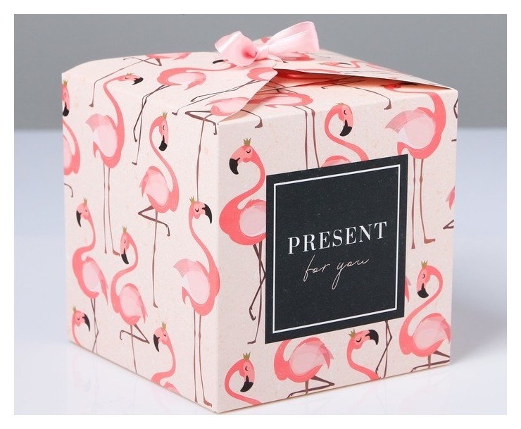 

Коробка складная Present For You, 12 × 12 × 12 см, Чёрный