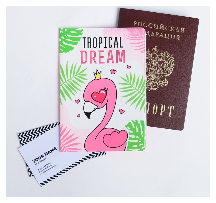 

Обложка для паспорта "Tropical Dream" (5 шт.), Разноцветный