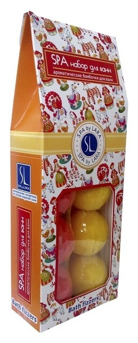 Набор бурлящих шаров для ванн Spa By Lara «Дымка», 6 штук по 40 г Spa by Lara