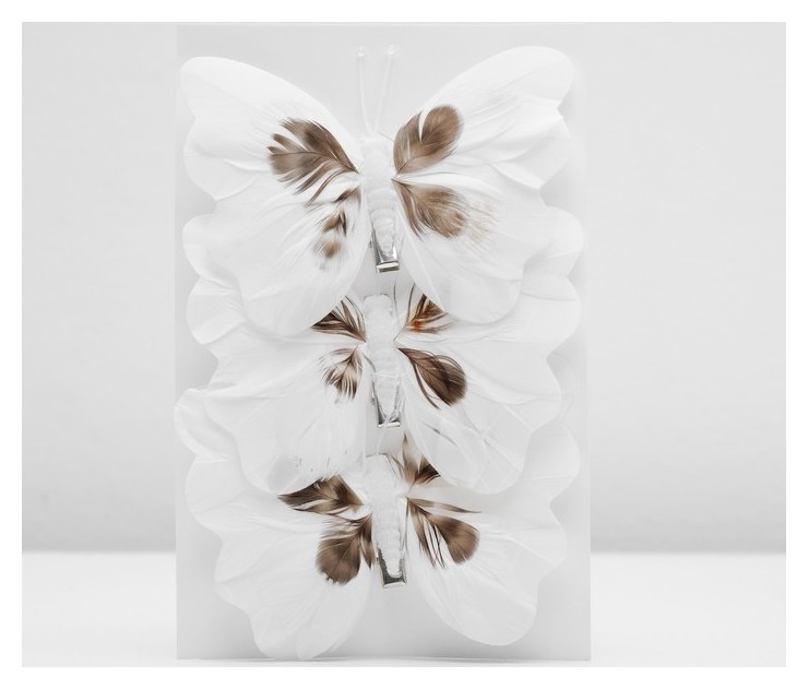 

Декор бабочка 12 х 8,5 х 1 см, Микс