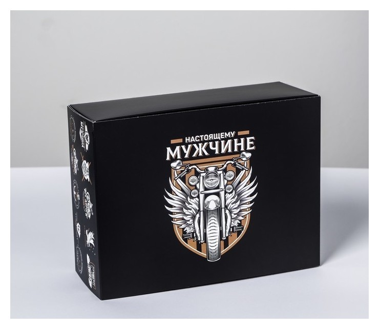 

Коробка складная Gift For Real Man, Чёрный