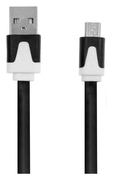 

Кабель Defender Usb08-03p, USB - Microusb, 1 м, чёрно-белый