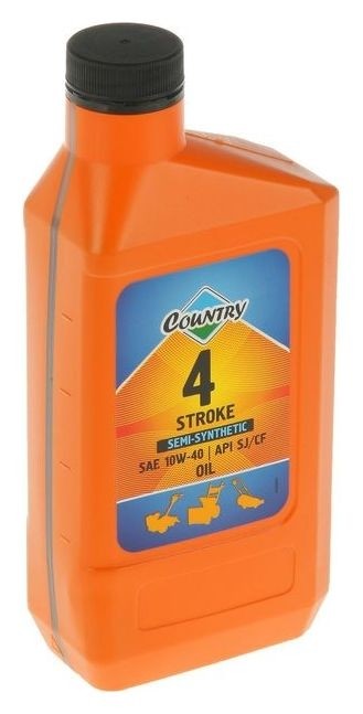

Масло четырехтактное Country полусинтетическое SAE 10w40 Sj/cf, 0,6 л